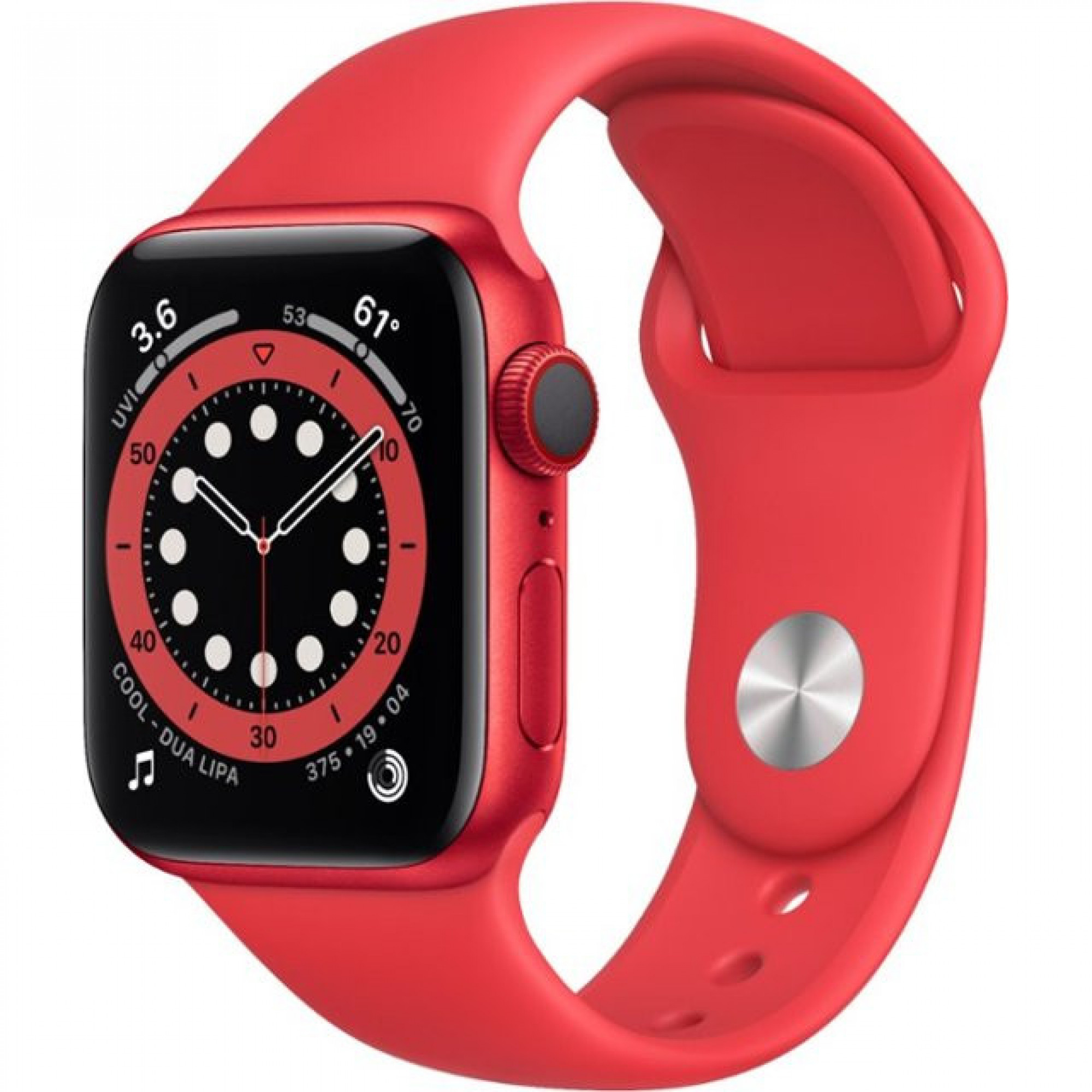 Apple Watch Series 6 GPS 44mm (PRODUCT)RED Aluminum Case w. (PRODUCT)RED Sport B. (M00M3)